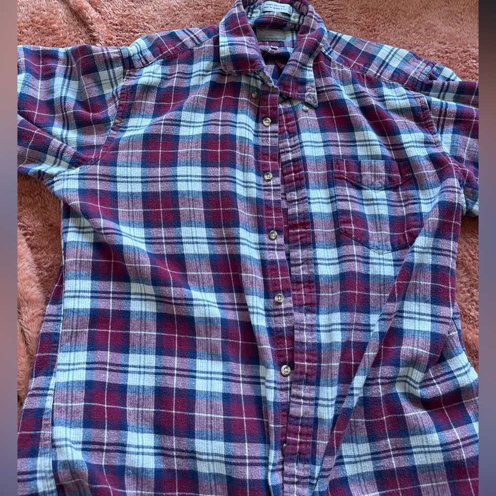 Flannel Button Down Shirt
